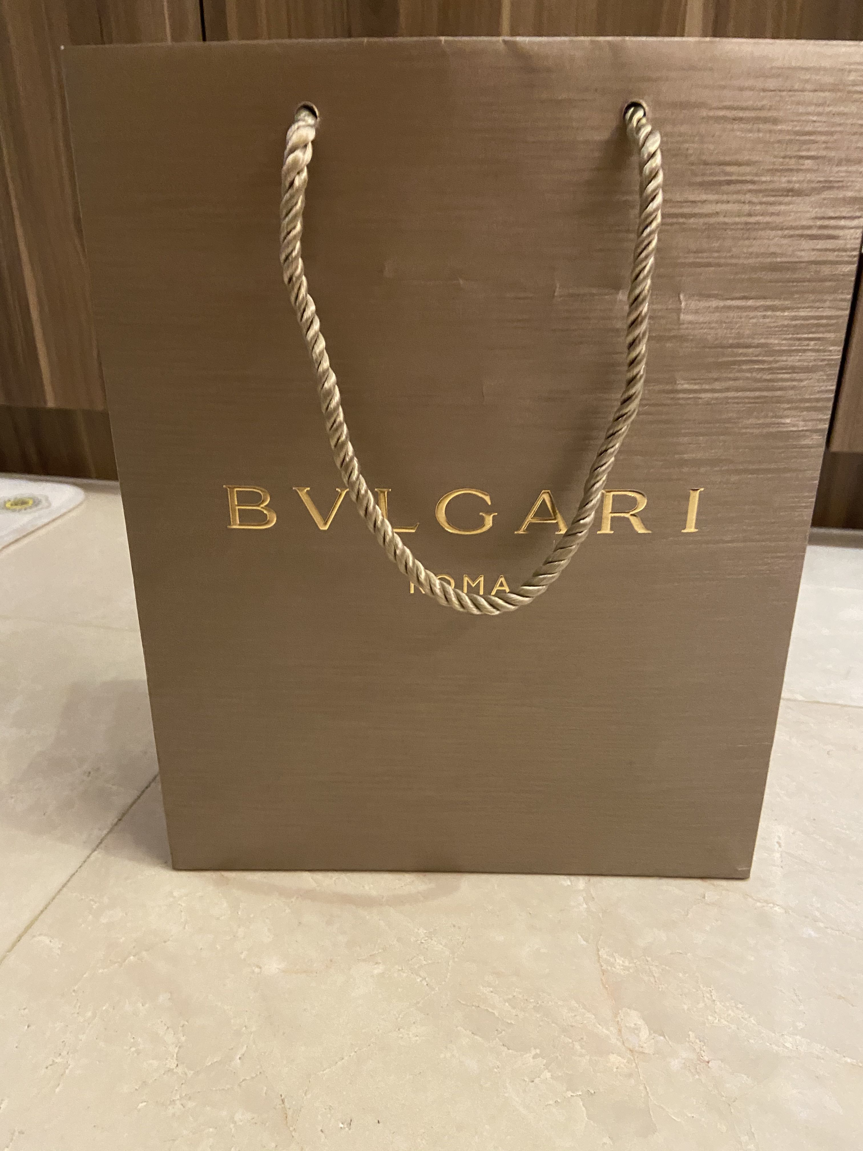 Bvlgari Roma paper bag