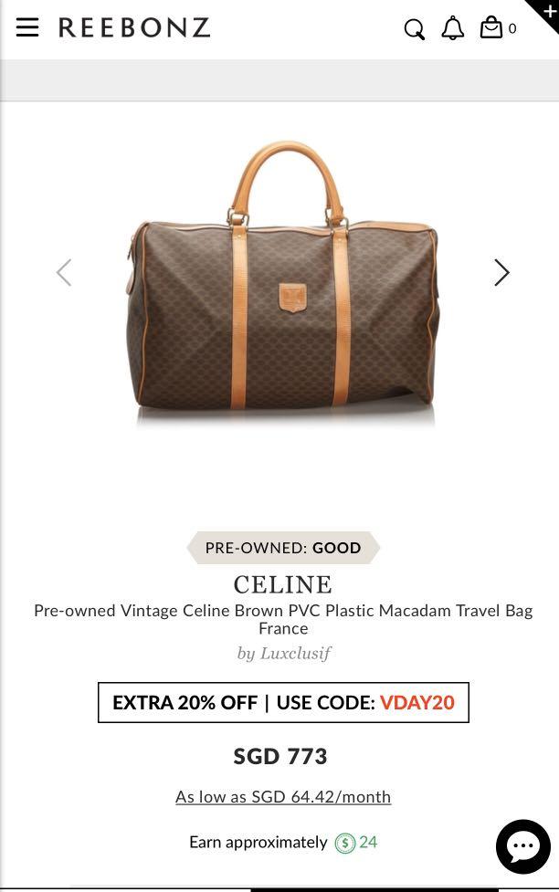 Celine travel discount bag price