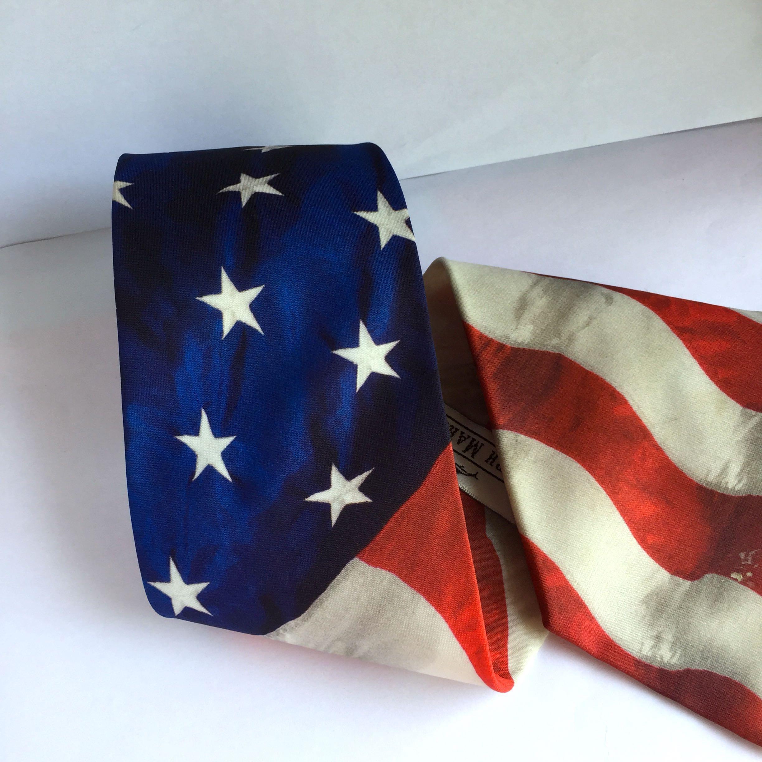 Dasi American Flag Men S Fashion Men S Accessories Ties Formals On Carousell