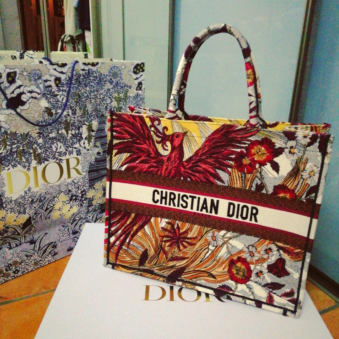 Dior phoenix book tote top