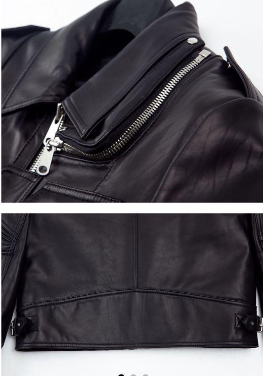 Dior homme style L zip leather jacket 皮褸, 男裝, 外套及戶外衣服