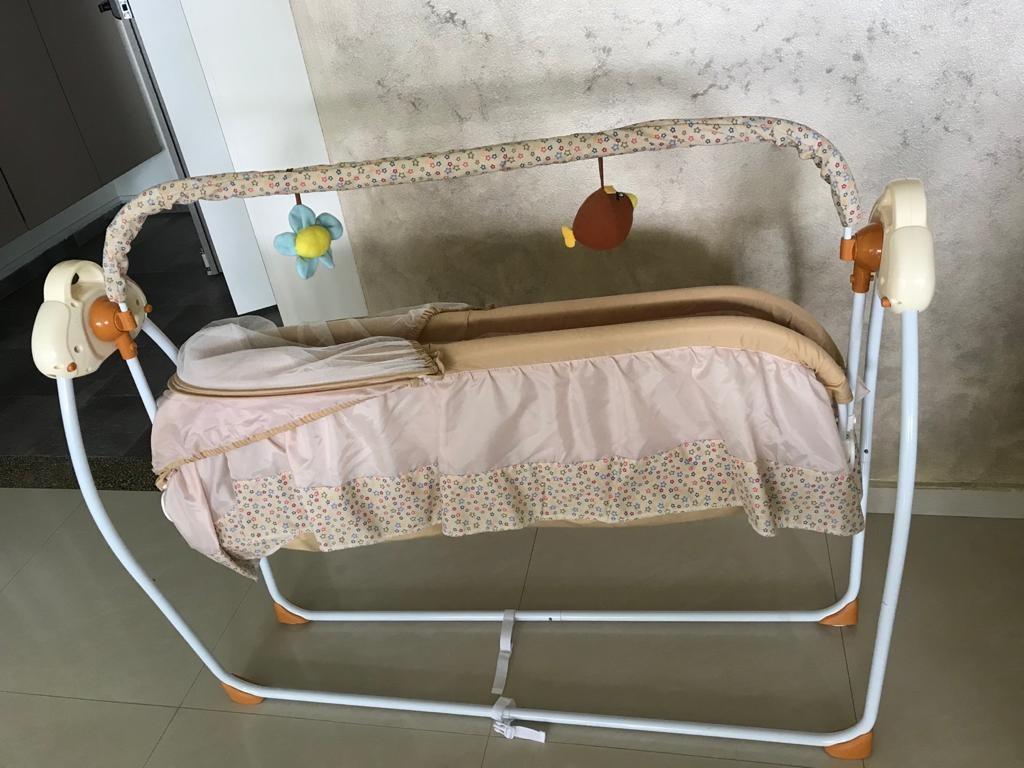 Electric Baby Cradle Swing Rocking Music Remoter Control