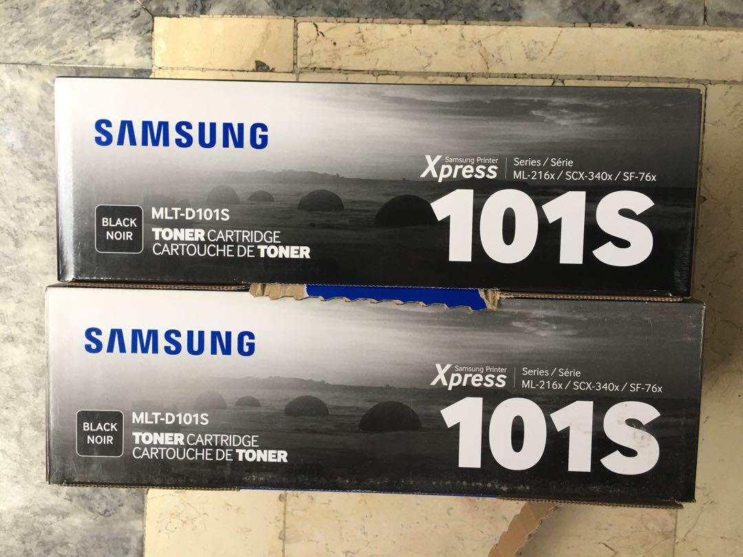 2pcs. empty Samsung MLT-D101S toner cartridge (original) (Category: Printers, Scanners & Copiers) located in Paranaque City. Submitted by eileenfinds (Listing ID 276673721, Image 2). Description: .