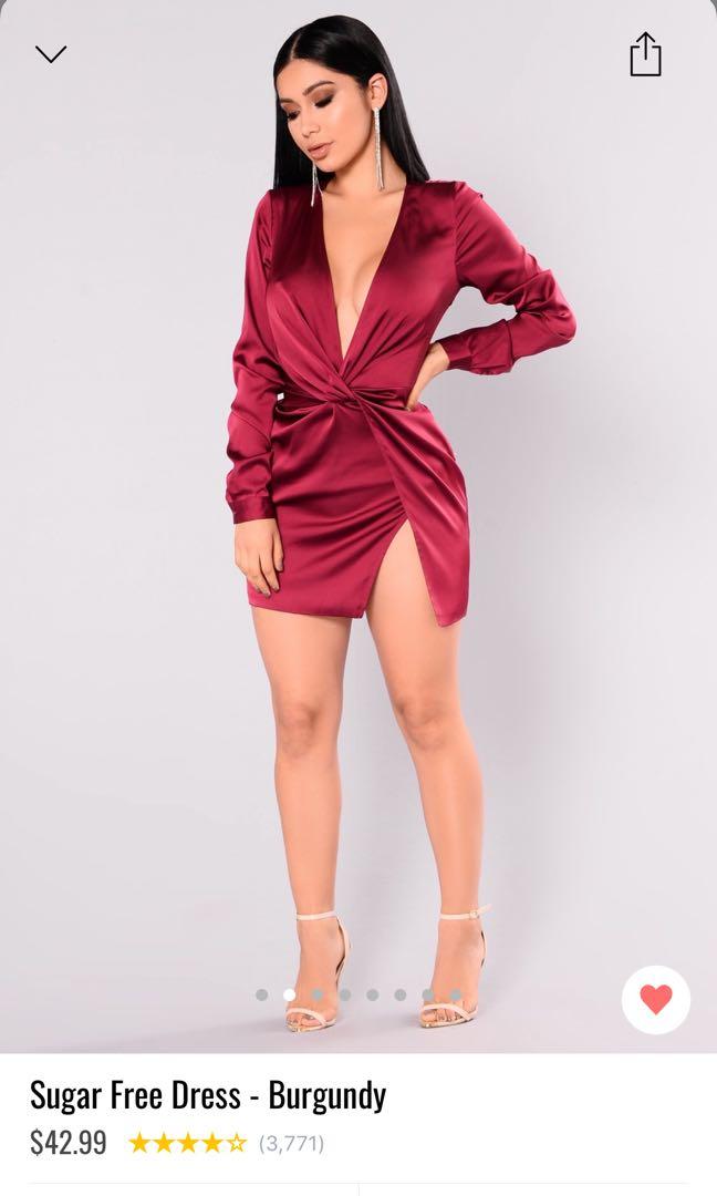 Fashion nova sugar free dress cheap