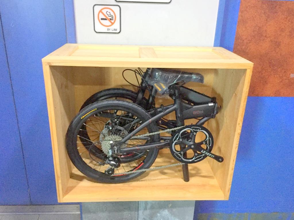 Folding bike storage box best sale