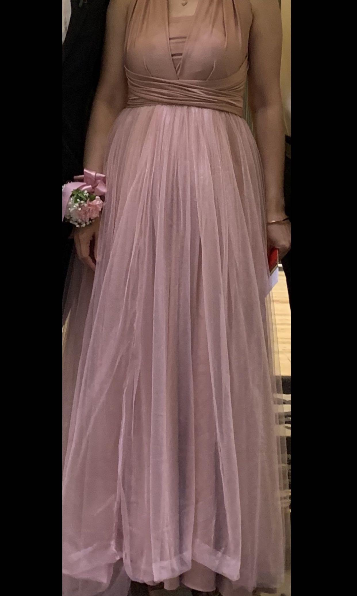 Infinity dress cheap rose gold