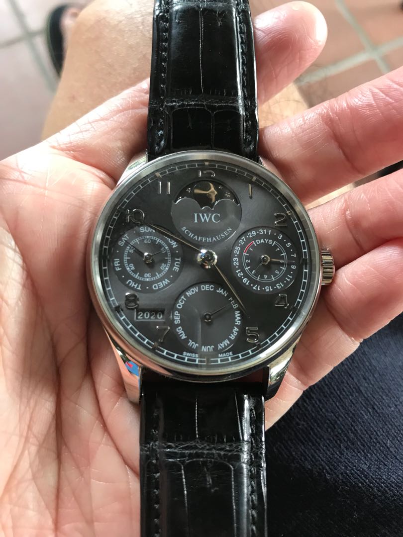 Iwc perpetual calendar moon clearance phase