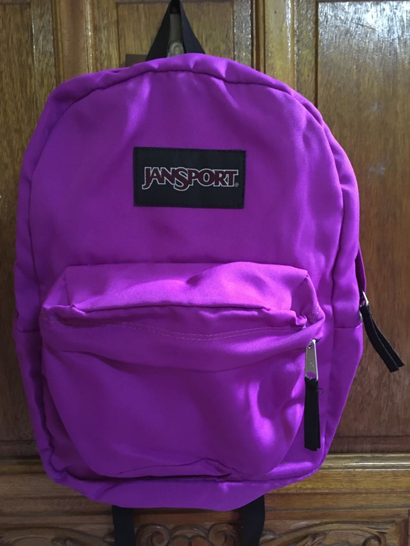JANSPORT BACKPACK (VIOLET), Men's Fashion, Bags, Backpacks on Carousell