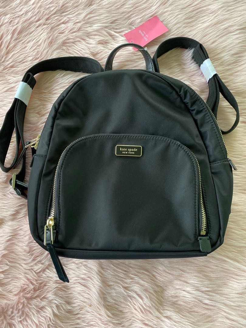 Kate Spade Dawn Medium Black Nylon Backpack. Brandnew with price tag, gift  receipt, care card and paper bag., Women's Fashion, Bags & Wallets,  Backpacks on Carousell