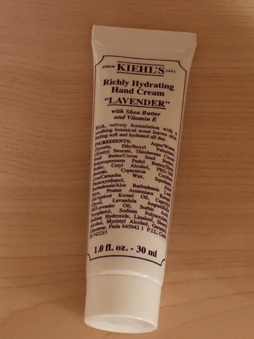 kiehl's richly hydrating hand cream, Beauty & Personal Care, Face, Face
