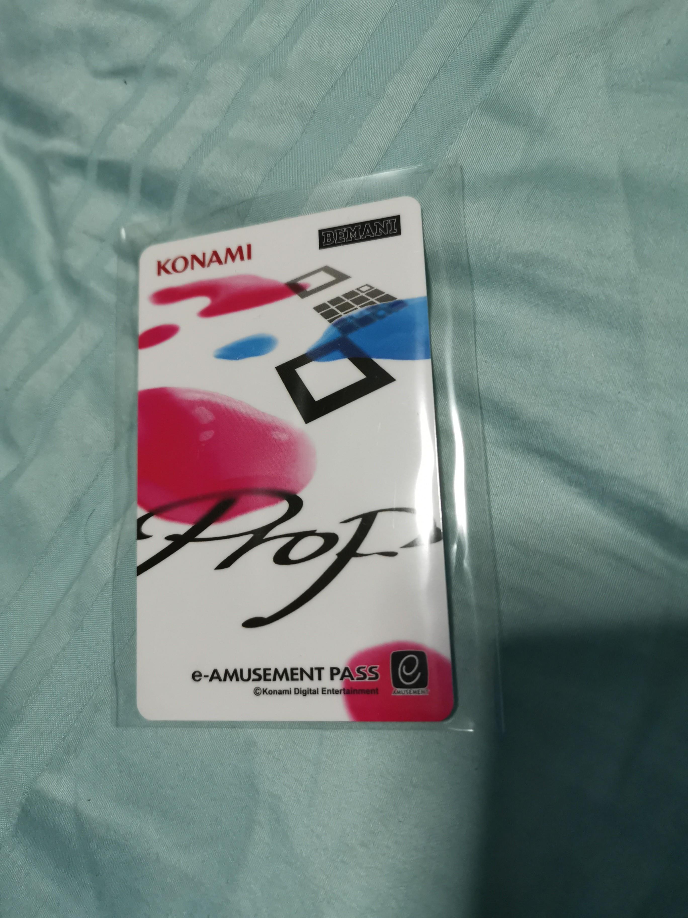 Konami E Amusement Pass Ea Pass Jubeat Prop Toys Games Video Gaming Others On Carousell