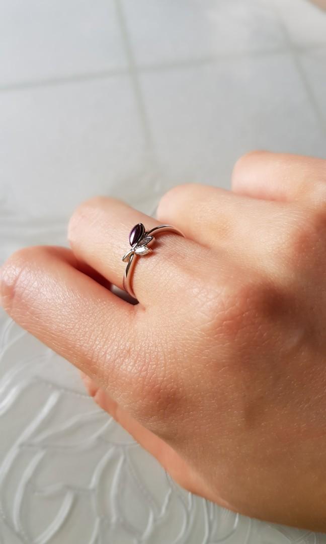 Lee Hwa Purple Gold Diamond Ring Women s Fashion Jewelry