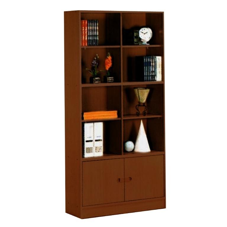 Longlife PC1890 Book Rack & Book Storage with Sliding Glass for Home ...