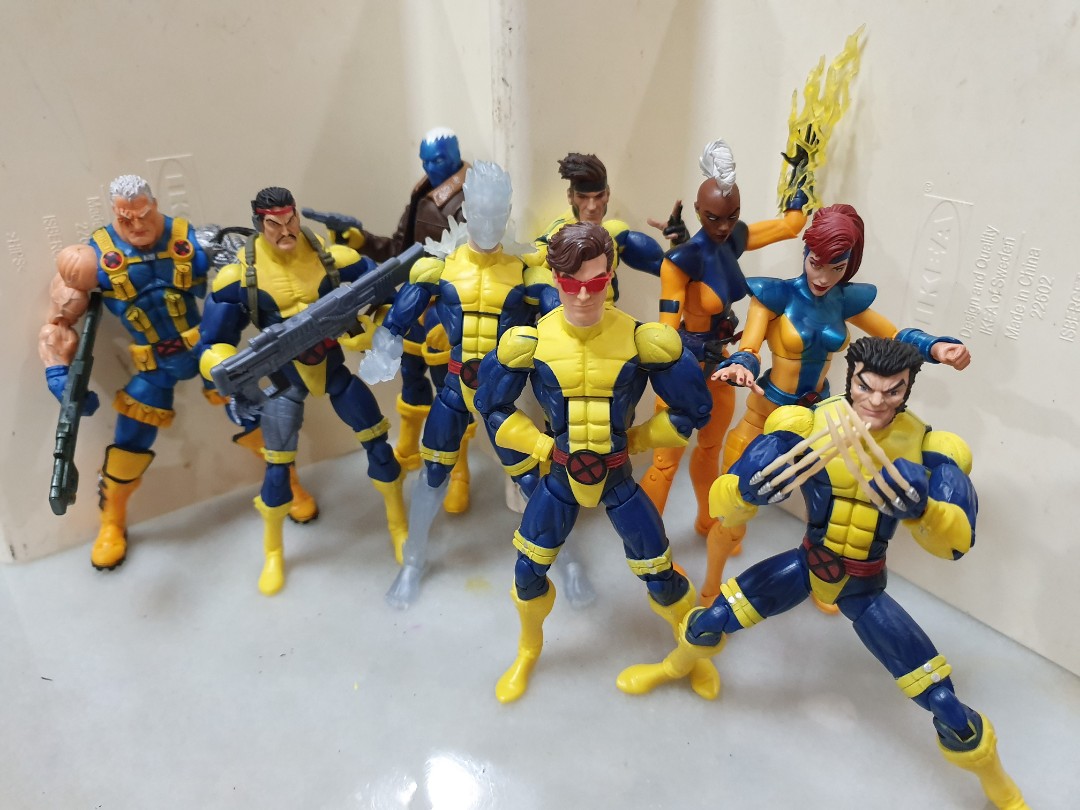Marvel legends xmen blue/gold team, Hobbies & Toys, Toys & Games on