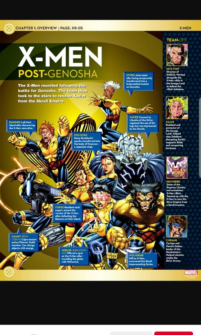 Marvel legends xmen blue/gold team, Hobbies & Toys, Toys & Games on