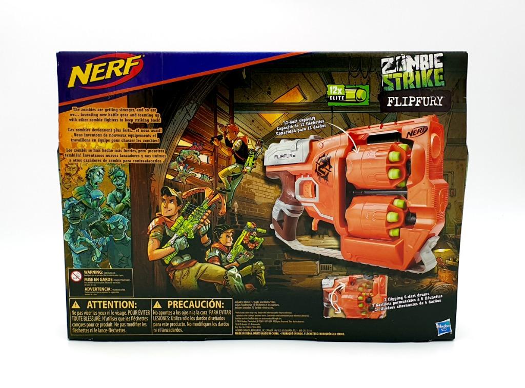 Harga nerf zombie strike flipfury top