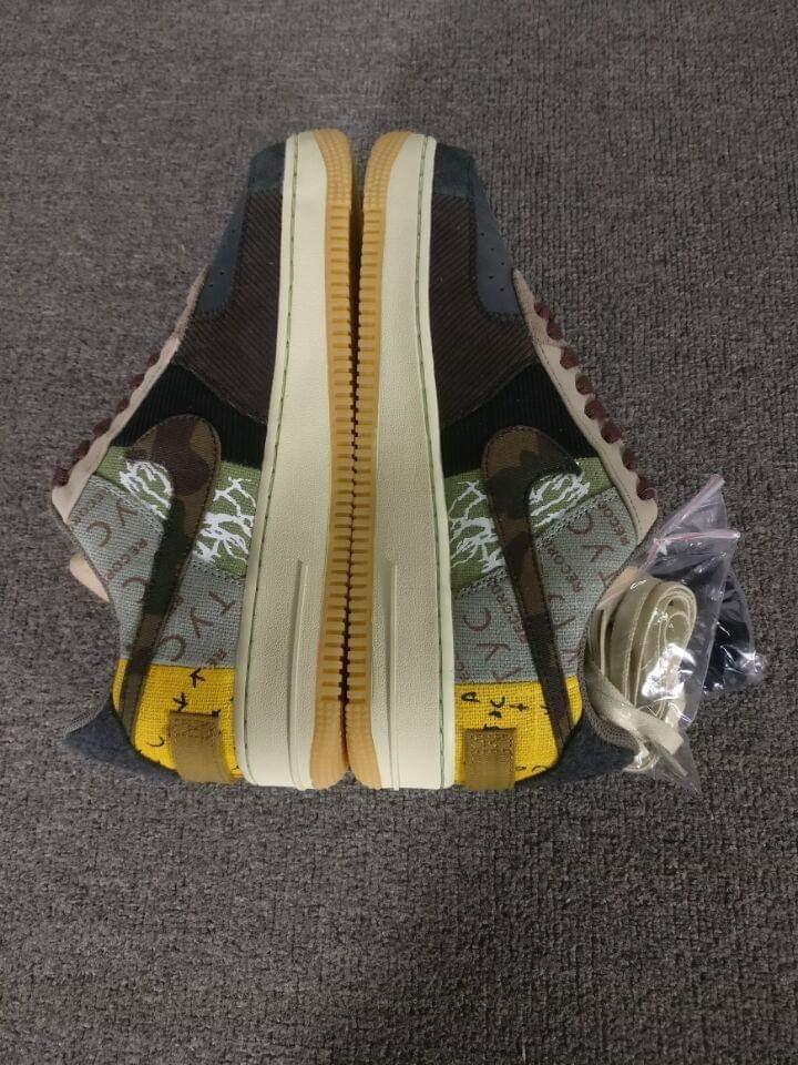 NIKE AIR FORCE 1 LOW x TRAVIS SCOTT CACTUS JACK (Category: Sneakers) located in Manila. Submitted by Arcahon (Listing ID 276641779, Image 3). Description: NIKE AIR FORCE 1 LOW x TRAVIS SCOTT CACTUS JACK 🔥 ☆ PRICE: 7,999 PHP ONLY. 😱 ☆ STATUS: ON HAND ☆ BRANDNEW ☆ FREE SHIPPING NATIONWIDE ☆ Same day shipping will be handled by the customer Pm for the sizes available Pm for reservation Pm for interested resellers www.Facebook.com/LuxuriaKicks #top