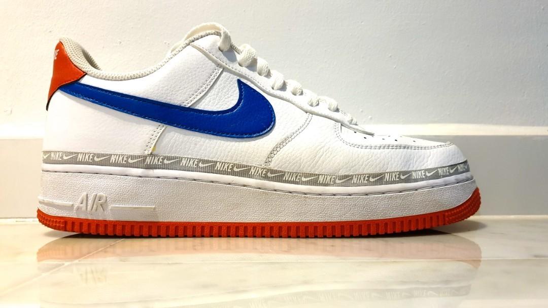 Panadería sed León Nike Air Force 1 'White-Red/Blue', Men's Fashion, Footwear, Sneakers on  Carousell