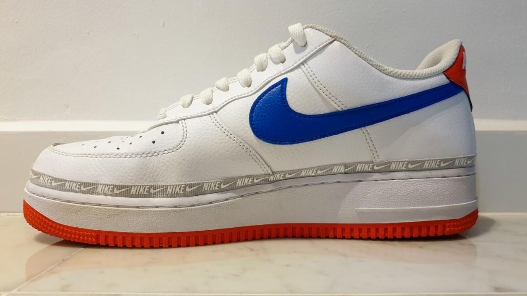 Red white and blue shop nike air force 1