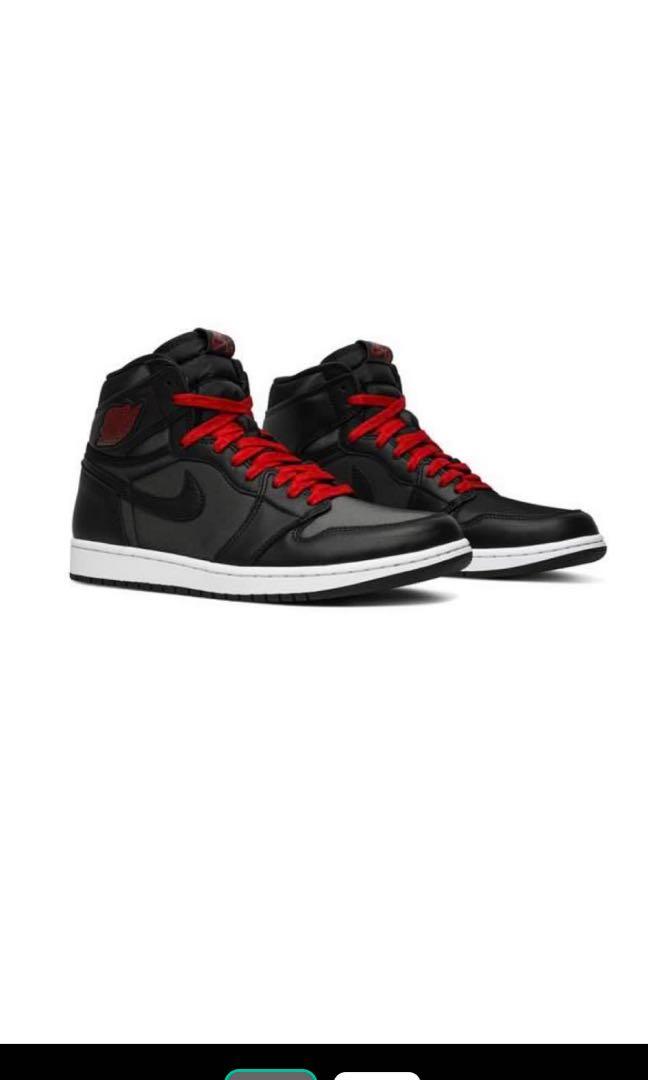 Nike Air Jordan 1 Retro High Og Black Satin Gym Red New Men S Fashion Footwear Sneakers On Carousell Nike Air Jordan 1 Retro High Og Black Satin Gym Red New Men S Fashion Footwear Sneakers On Carousell