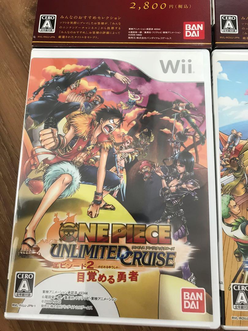 One Piece Unlimited Cruise Wii Toys Games Video Gaming Video Games On Carousell