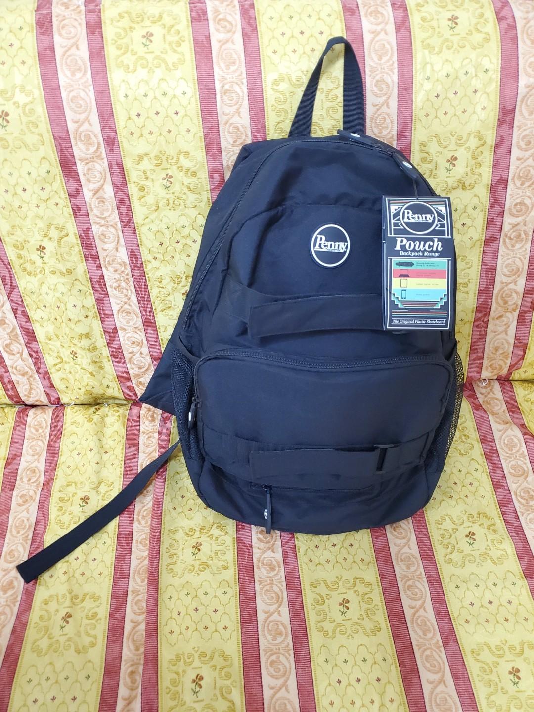 Penny all black pouch skateboarding backpack store
