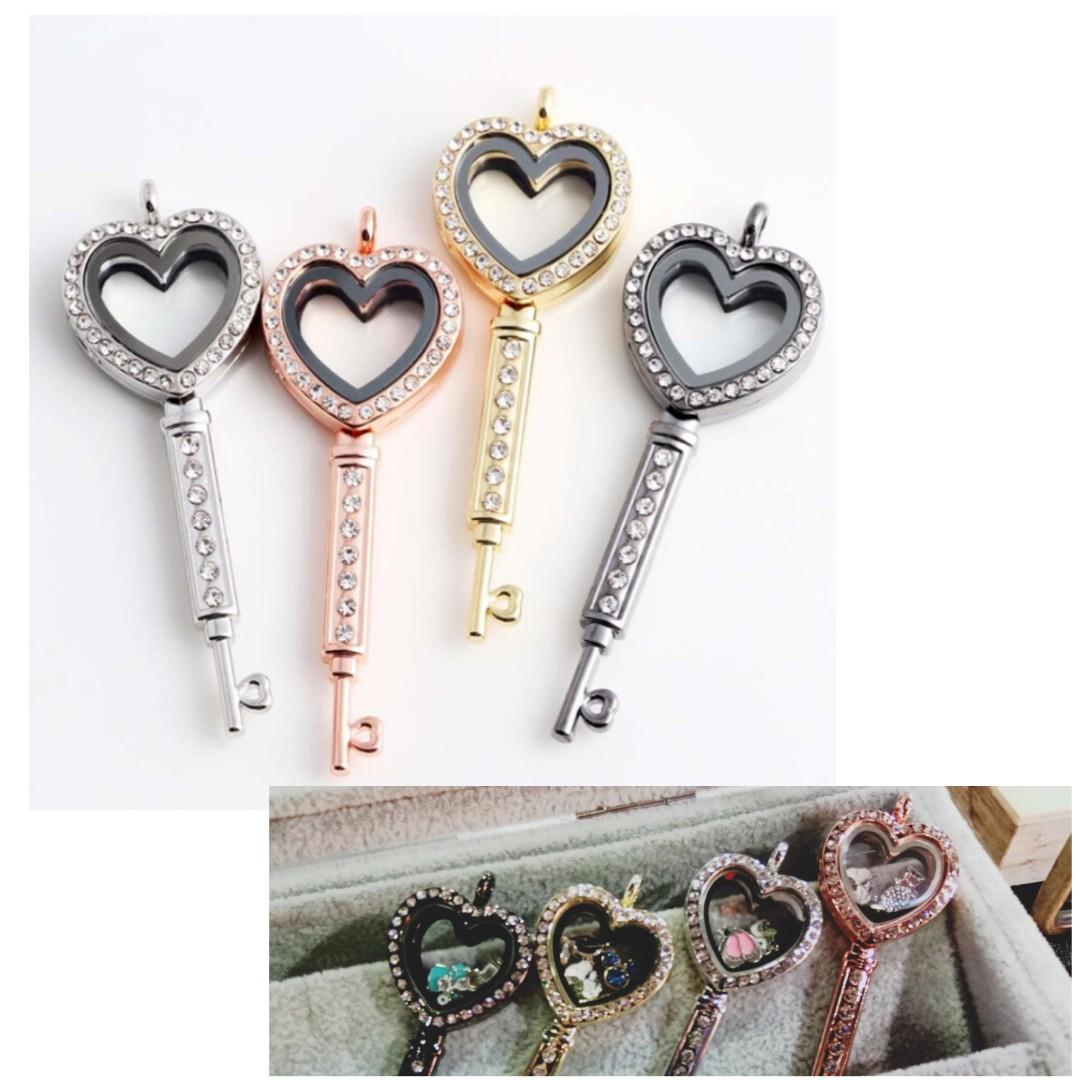 Memory locket keychain hotsell