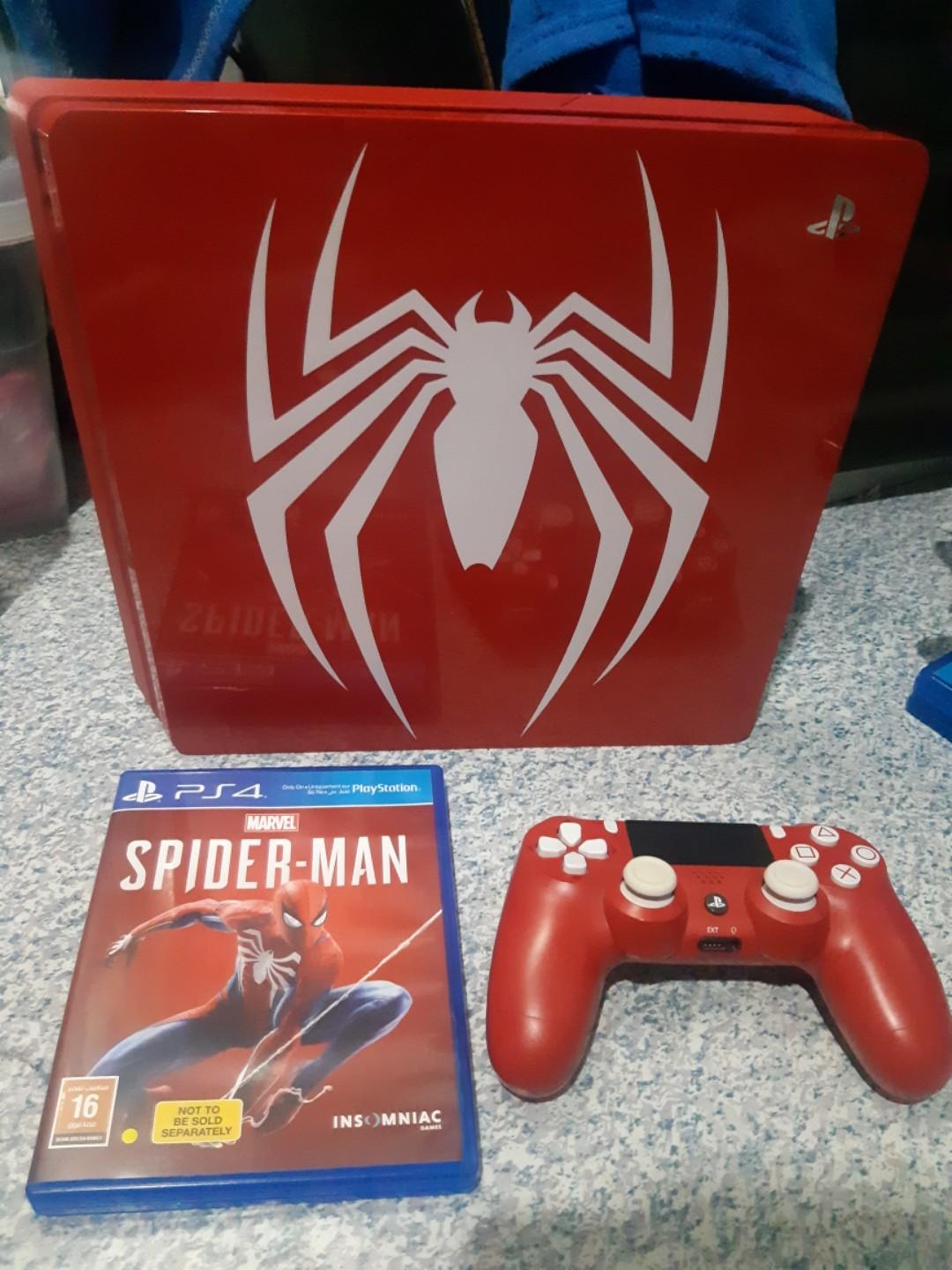 playstation 4 slim spiderman edition