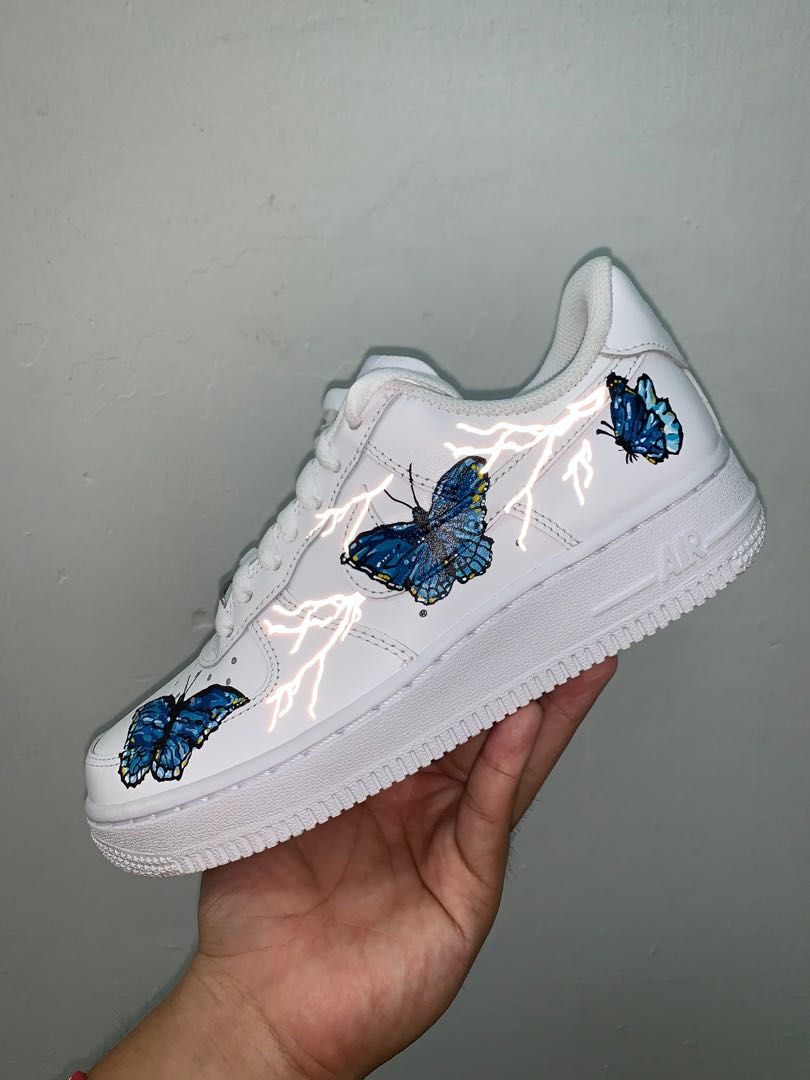 reflective lightning air force 1