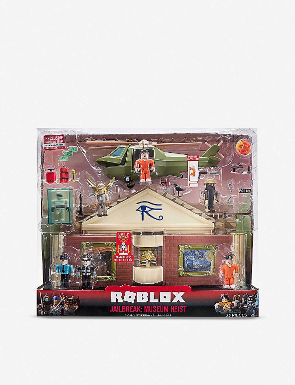 Roblox Jailbreak Museum Heist Set Excluding Code For Virtual Item Toys Games Bricks Figurines On Carousell - roblox stranger things roblox launches limited time stranger