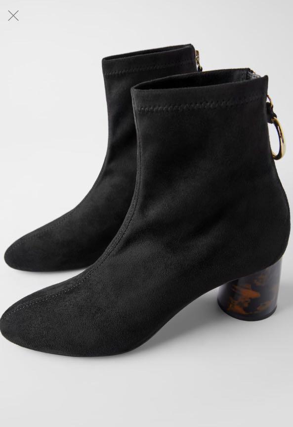 Zara tortoise shell shop boots