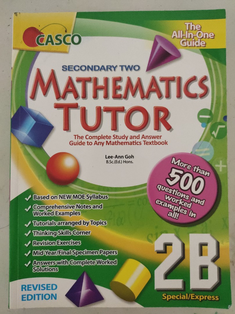 Secondary 2 express math assessment book, Hobbies & Toys, Books ...