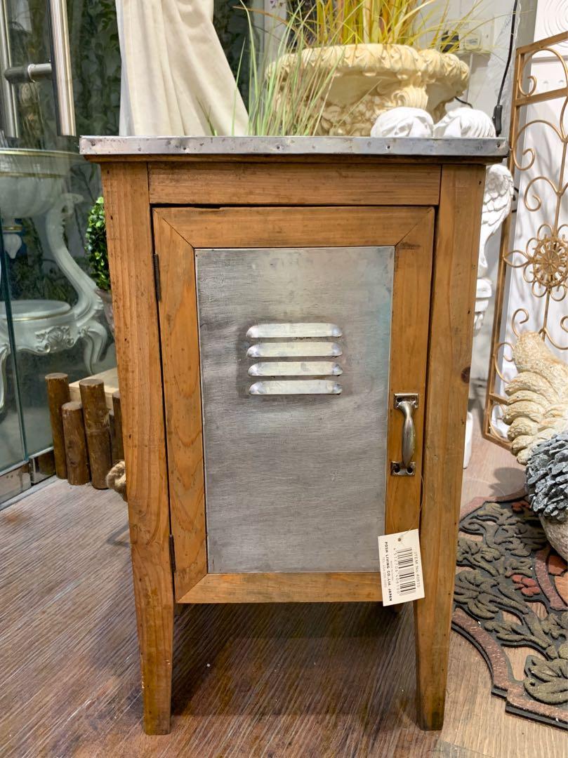 Shabby Chic Rustic Storage Cabinet Farmhouse Country Style