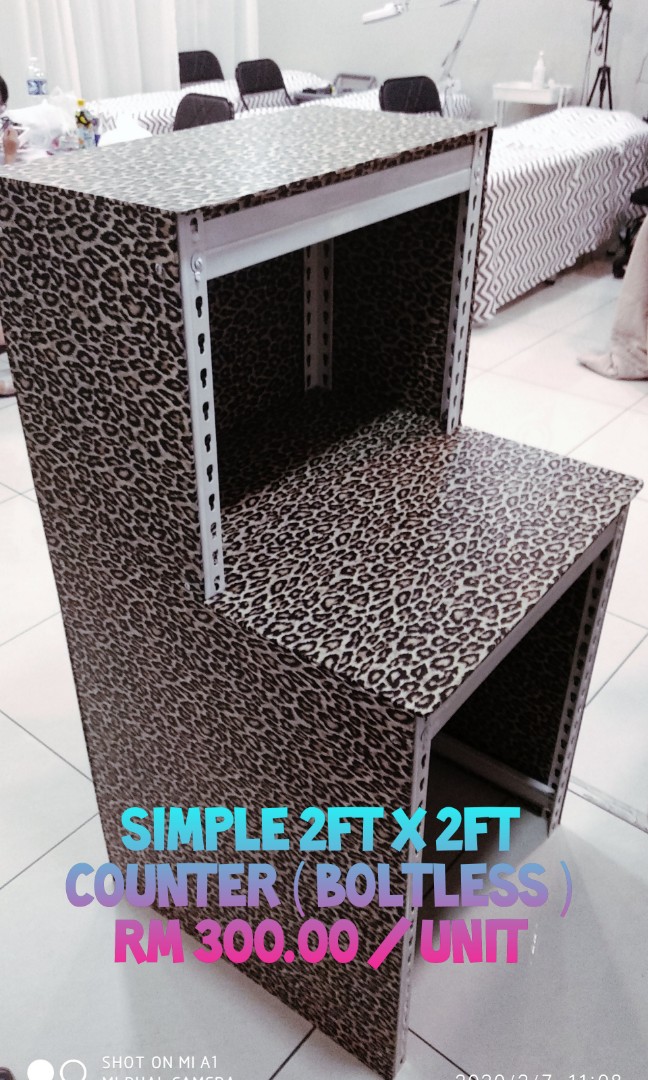 Simple 2ft x 2ft Counter ( Boltless ), Furniture & Home Living ...