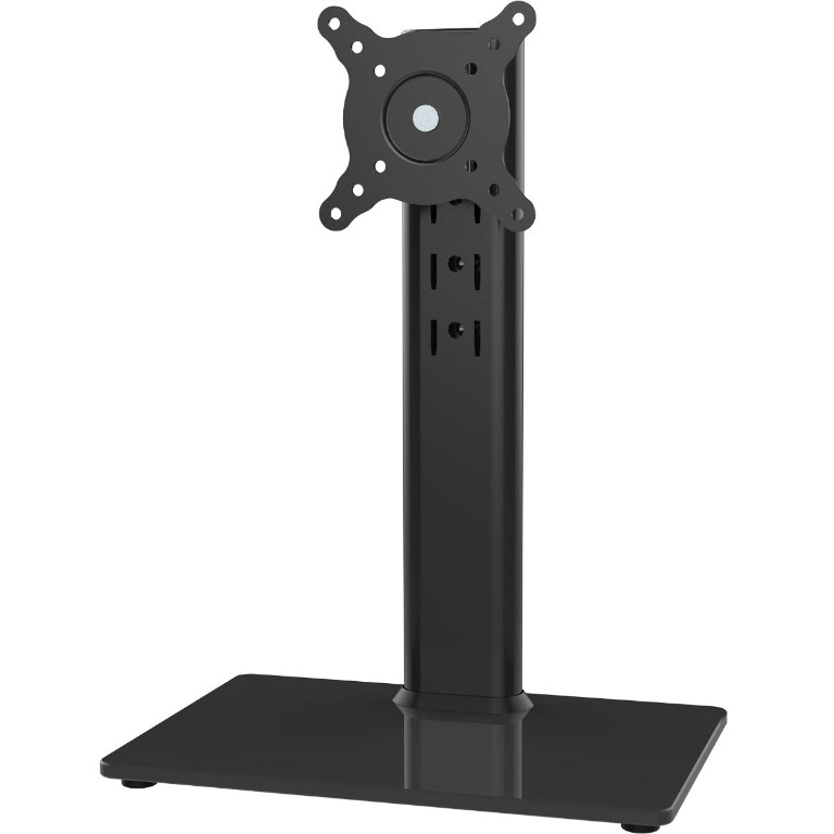 Single Lcd Computer Monitor Free Standing Desk Stand Riser For 13 Inch To 32 Inch Screen With Swivel Height Adjustable Rotation Electronics Computer Parts Accessories On Carousell
