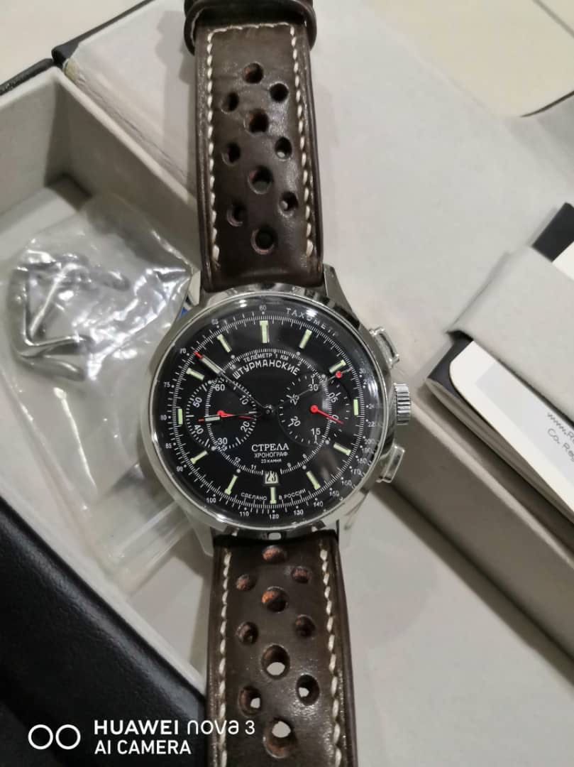 Strela automatic chronograph outlet