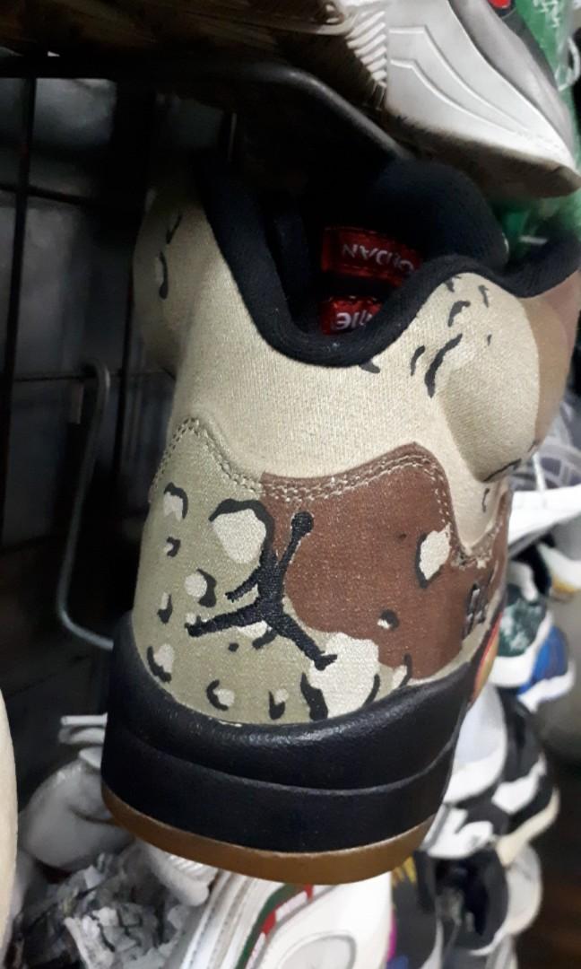 Supreme X Air Jordan 5 Retro "Desert Camo" 886691365662