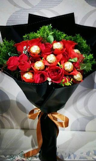 Chocolate bouquet. Hot balloon chocolate rm100 je!!!
