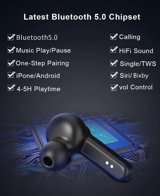 Augymer bluetooth 5.0 earphones outlet
