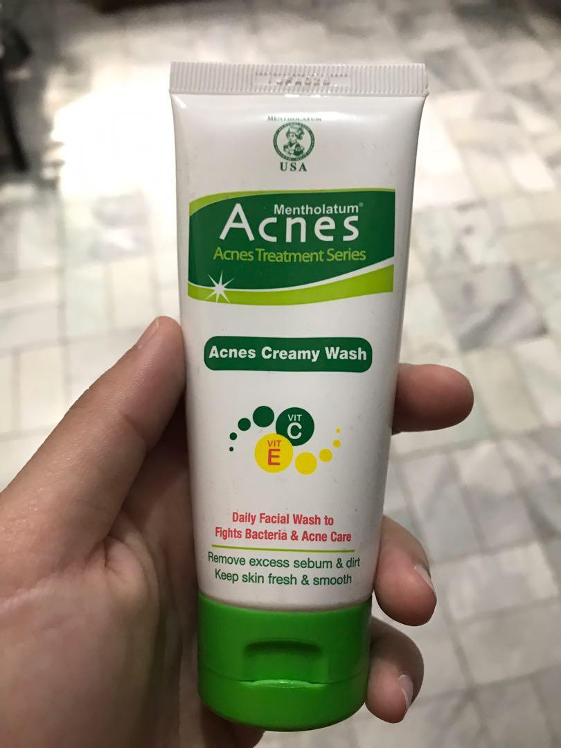 Acnes Creamy Wash Kesehatan Kecantikan Kulit Sabun Tubuh Di Carousell