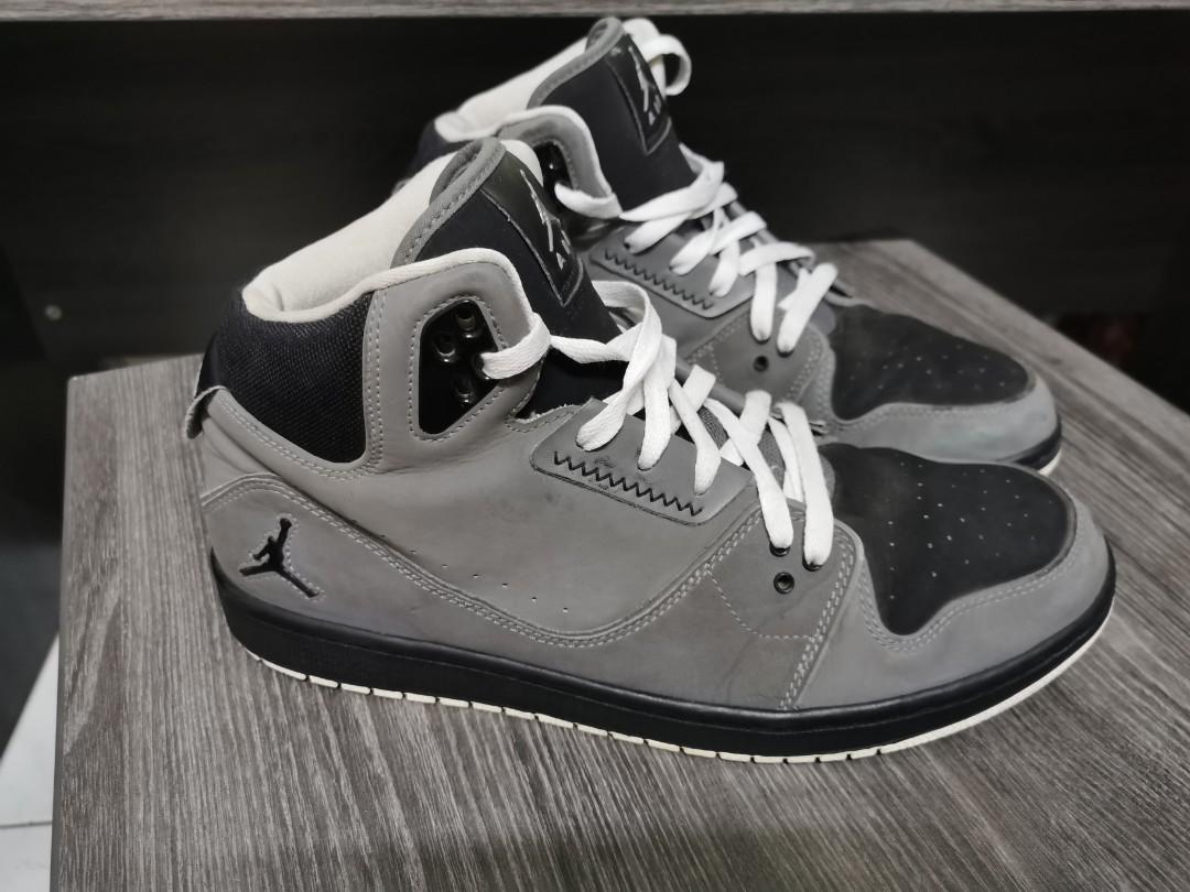 Air Jordan 1 Flight 2 Grey Men s Fashion Footwear Sneakers on
