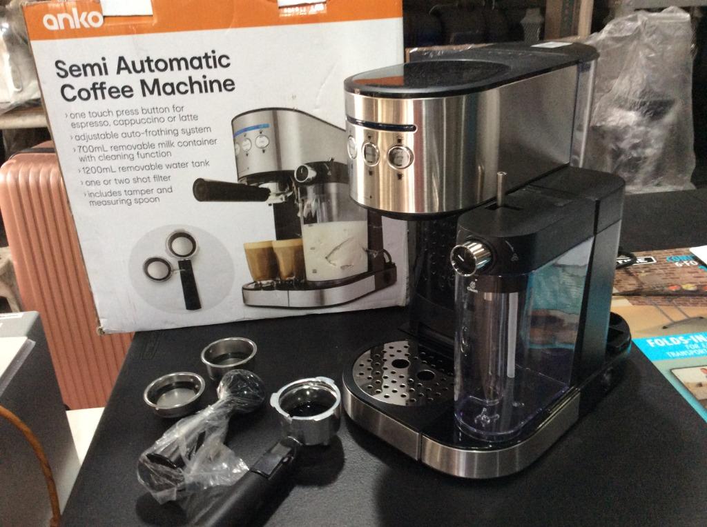 Anko Semi Automatic Coffee machine, TV & Home Appliances, Kitchen