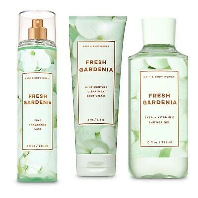 ath and Body Works FRESH GARDENIA Fine Fragrance Mist Body Cream