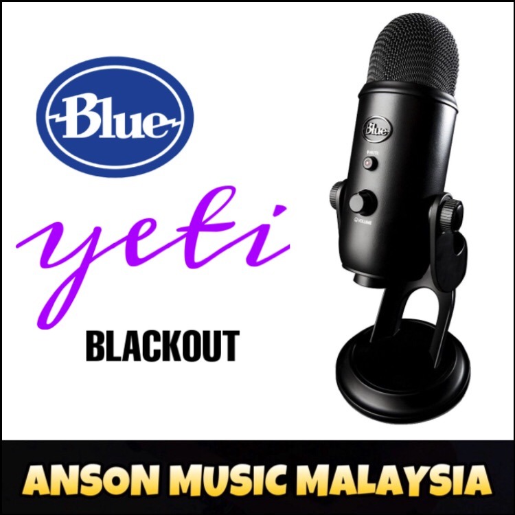 Blue Microphones Yeti Professional Multi Pattern Usb Mic Blackout Electronics Audio On Carousell