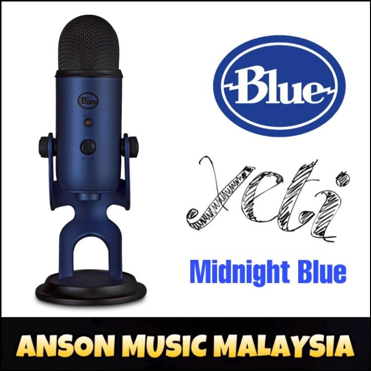 Blue Microphones Yeti Professional Multi Pattern Usb Microphone Midnight Blue Electronics Audio On Carousell
