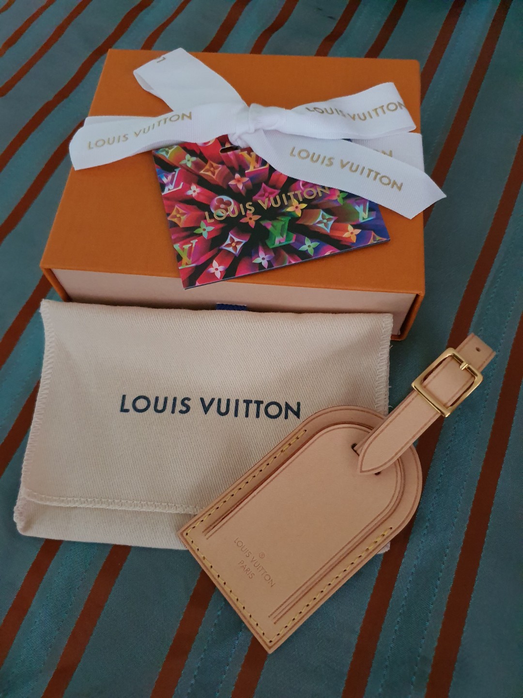 Louis Vuitton, Accessories, Louis Vuitton Paris Vedome Hotstamp On  Vachetta