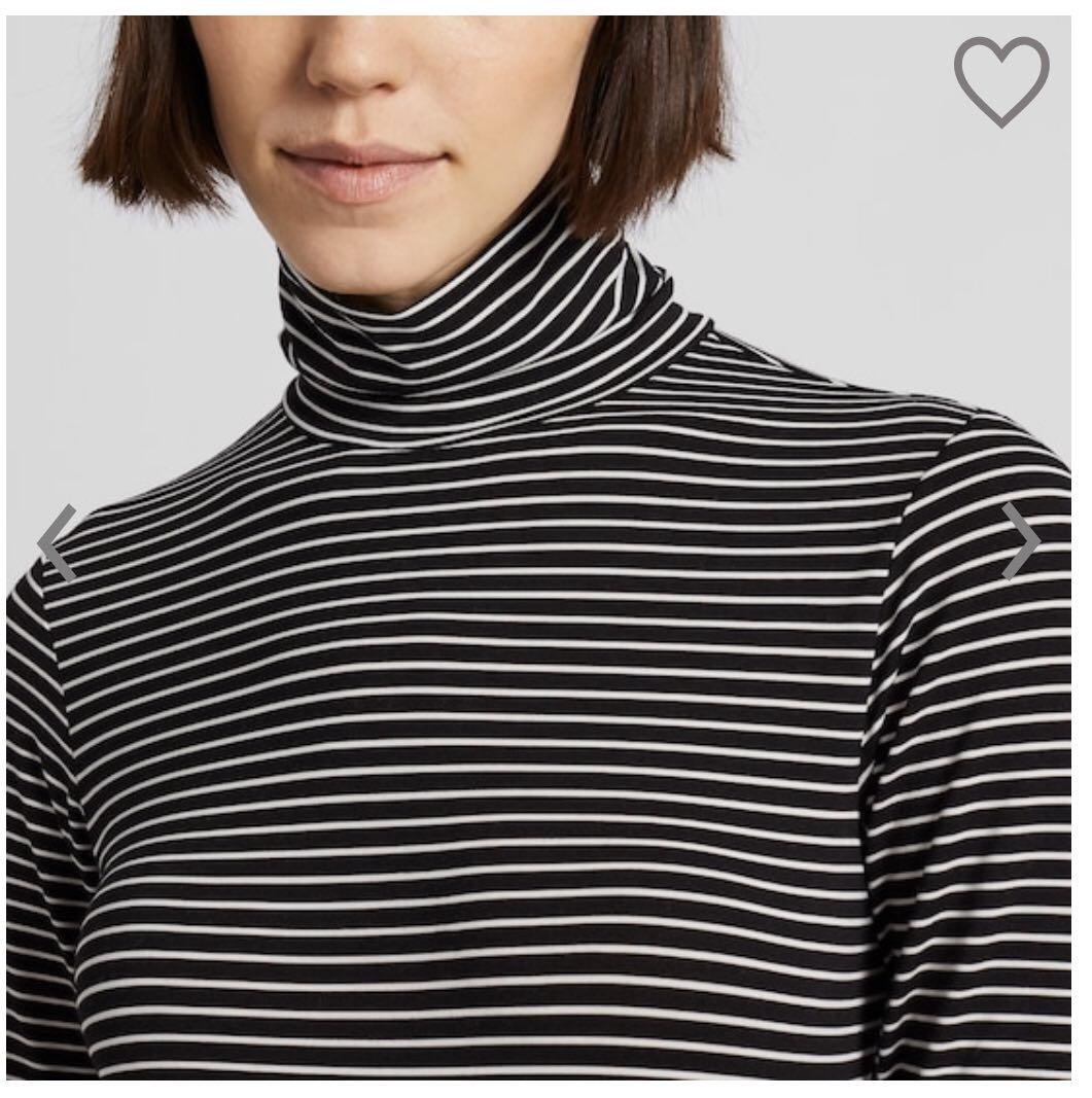 Uniqlo striped turtleneck Clearance