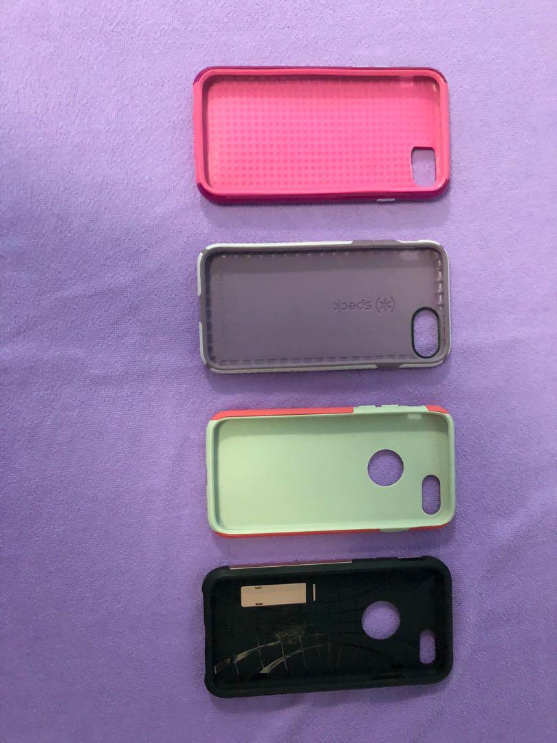Bundle of 4 cases for iPhone 📱 7 (Category: Cases & Sleeves) located in Quezon City. Submitted by preloved_by_purple (Listing ID 276901034, Image 2). Description: Used, Good condition Item may be reserved up to 2 days only. Modes of Payment: 💰 - Bank 🏦 Transfer (Securitybank, Chinabank, BPI) - GCASH - Cebuana / Palawan.