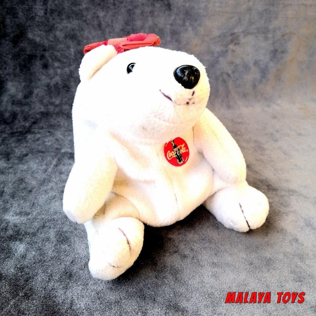 Coca Cola Plush Collection 7" Polar Bear, Hobbies & Toys, Collectibles ...