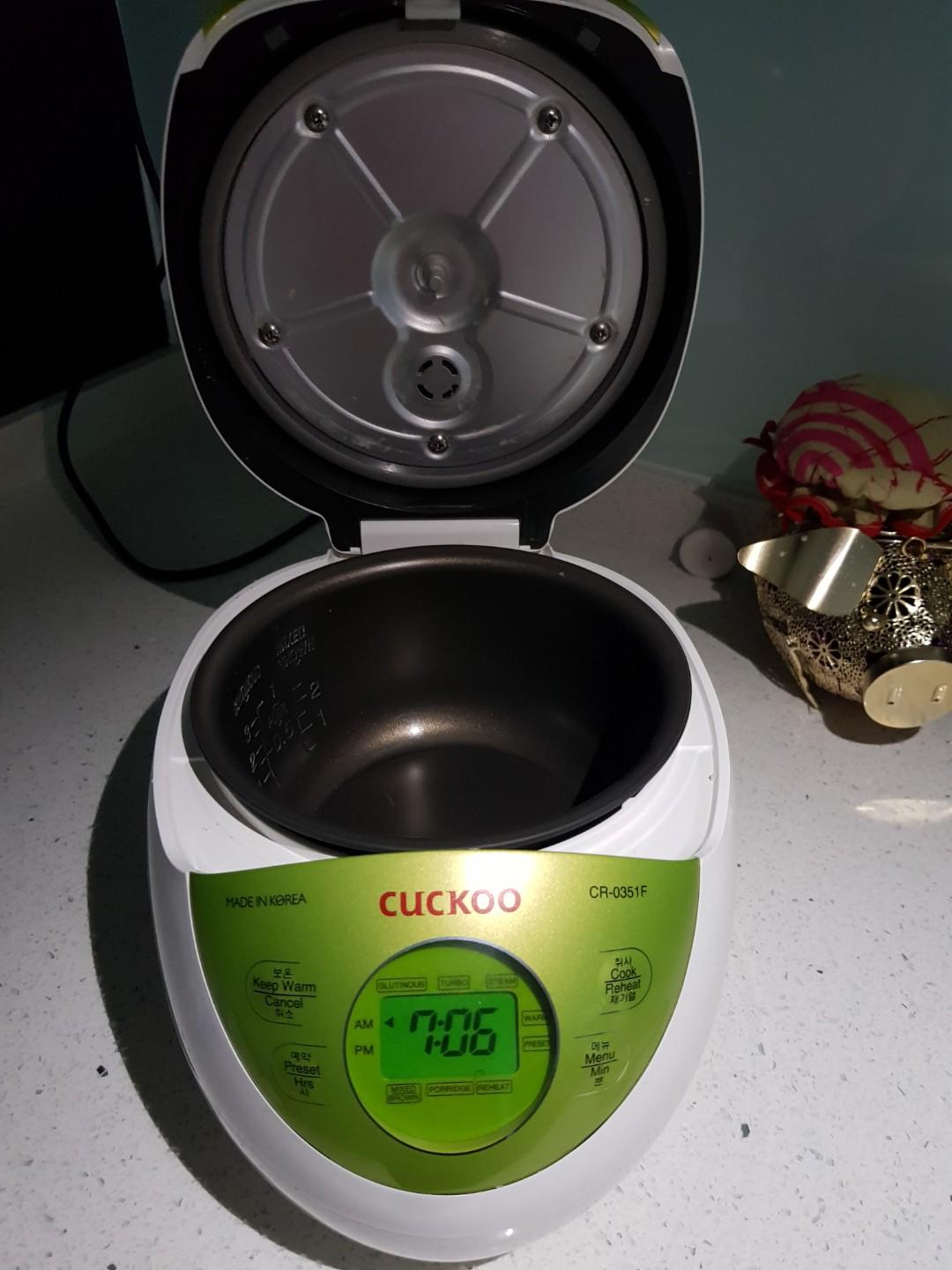 cuckoo rice cooker green